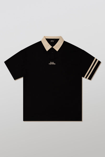 Think Responsibly Flagship Polo Shirt Black – SOCIALLY WASTED